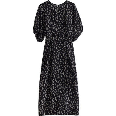 夏季流行连身裙女碎花新款长裙