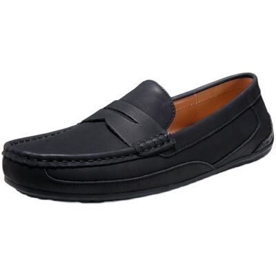 CCE英伦真皮一脚蹬豆豆鞋