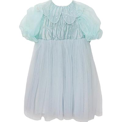 Qimoo甜美轻盈网纱连衣裙