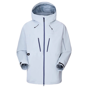 迪丽热巴同款︱骆驼女装蓝色冲锋衣三合一新款夹克防风休闲外套