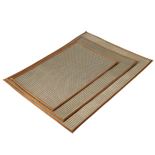 PVC可水洗茶席茶盘垫|涤纶丝茶铺隔热垫防刮茶盘滤网茶具配件