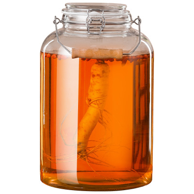 人参泡酒瓶密封倒置不漏酒不挥发