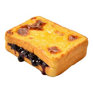 0反式【营养早餐】蓝莓岩烧吐司