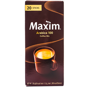 韩国Arabica100麦可馨阿拉伯咖啡三合一阿拉比卡100内装20包