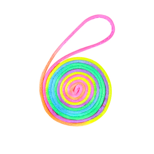 儿童翻花绳小学生专用彩色手翻绳8090怀旧桃花编花彩虹绳益智玩具