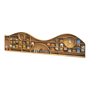 绘本馆墙面装饰图书馆阅读角氛围布置装饰环创自习阅览室文化墙贴