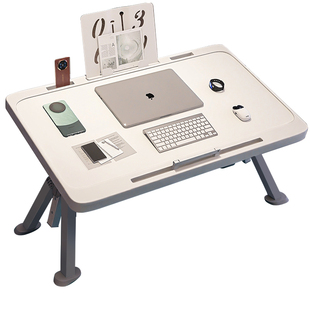 床上小桌子电脑桌家用学习桌飘窗书桌床上桌可升降桌调节折叠桌学生懒人桌小桌板笔记本电脑支架绘本桌床上用