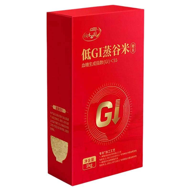 滁州小岗低gi蒸谷米糖友尿人控糖米杂粮米孕妇主食大米长粒籼米
