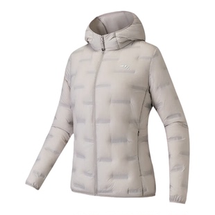 安踏氢羽绒丨轻薄无缝运动羽绒服女2025冬季新款短款连帽棉服外套