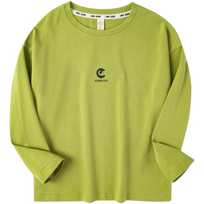 小象汉姆圆领休闲长袖T恤