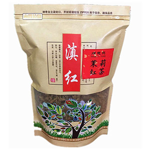 2023年新茶茉莉红茶500g茉莉花香散装浓香耐泡滇红窨制茶叶包邮
