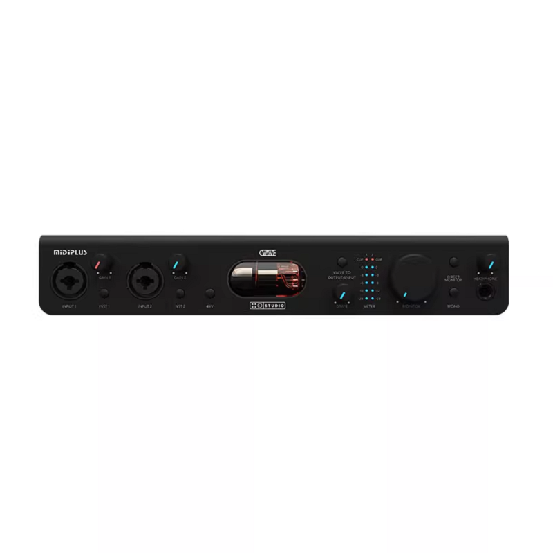 Midiplus VALVE OTG专业外置录音K歌直播网络主播USB电子管声卡
