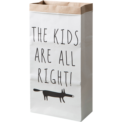 创意ins文艺范牛皮纸橱窗收纳袋