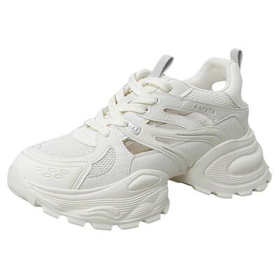 索菲娅运动风厚底老爹鞋女2026春季新品百搭休闲鞋增高透气运动鞋