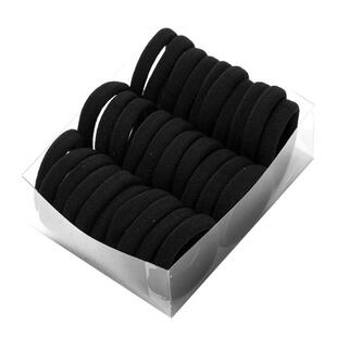 高弹力头绳袋装扎头皮筋女胶圈黑色橡皮筋韩国头饰无缝发圈女发绳