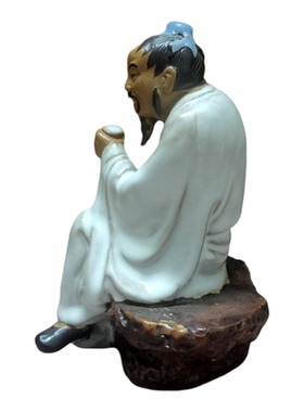 陶瓷陆羽品茶招财摆件乔迁礼品