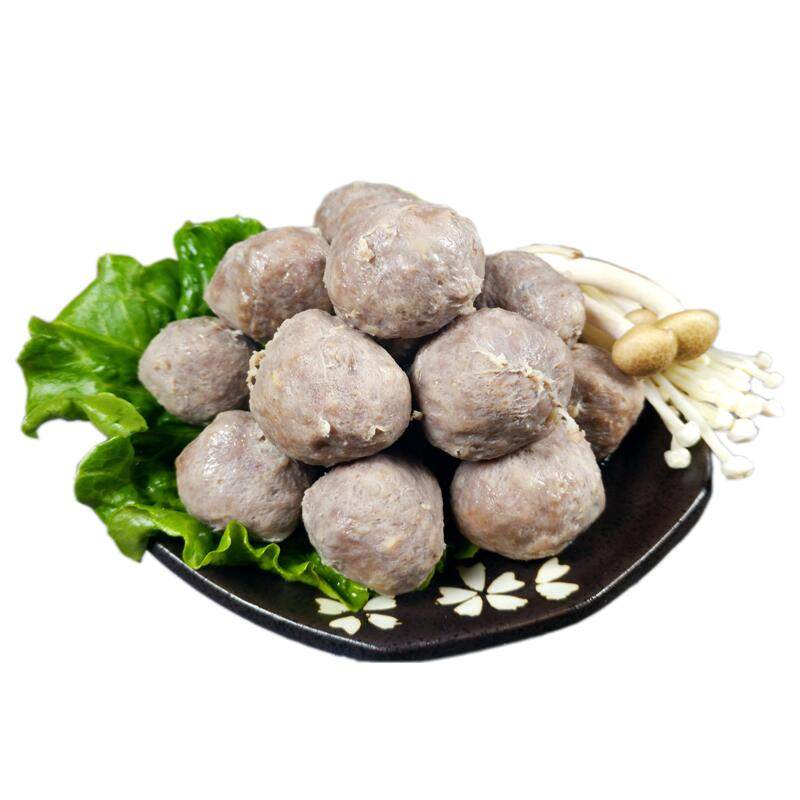 2斤装送配料正宗手打牛肉丸潮汕牛丸/肉串