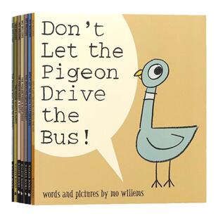 The Pigeon鸽子系列别让鸽子开巴士 英文原版 Don't Let the Pigeon Series 7册组合凯迪克银奖盖泽尔奖章绘本 Mo Willems