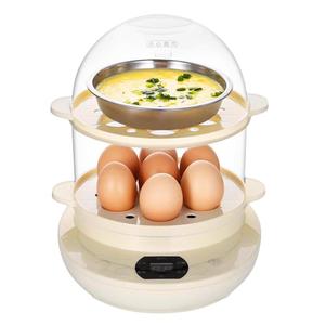 蒸蛋器可定时预约煮蛋器定时自动断电家用早餐机小蒸锅鸡蛋羹煎蛋