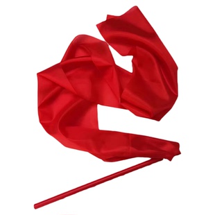 彩带舞彩带鸿雁向南飞广场舞跳舞专用红绸伸缩杆彩带飘带舞蹈道具