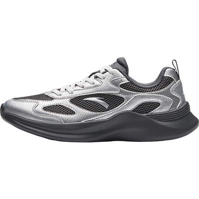 安踏月下女鞋运动鞋女复古跑步鞋