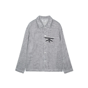 PRONOUNCE 25AW 艺术手编可拆卸挂饰镂空外套 设计师品牌