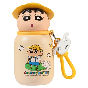 蜡笔小新联名保温杯高颜值保冷水杯小巧便携式可爱风生日礼物女生