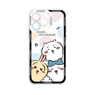 chiikawa适用苹果17promax手机壳iPhone16plus乌萨奇15适合春天的13mini夏天x小八12吉伊卡8女xr情侣xs/14