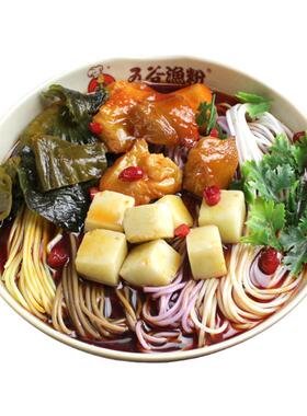 仿真五谷鱼粉模型中餐饭店美食城假菜品模型米线米粉拉面厂家定制