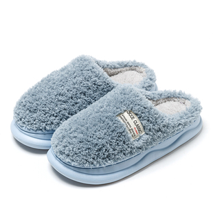 棉拖鞋女款秋冬天2024新款毛拖家居保暖加绒厚底毛绒情侣软底拖鞋