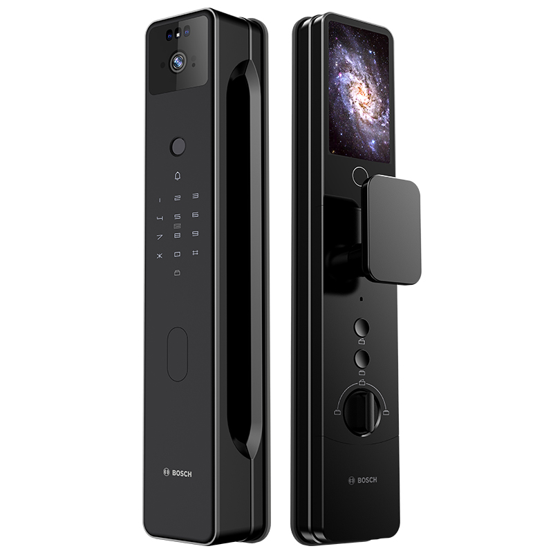 博世人脸识别智能锁FU8plus掌静脉入户门家用指纹锁猫眼智能门锁