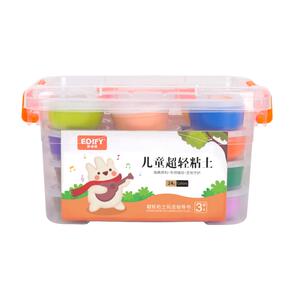 超轻粘土24色36色橡皮泥彩泥儿童无毒幼儿园手工黏土diy玩具套装