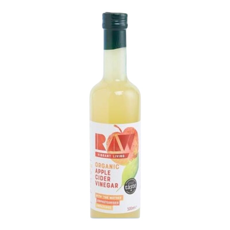 Raw Vibrant Living有机纯苹果醋含醋母无经高温消毒及过滤瓶装版