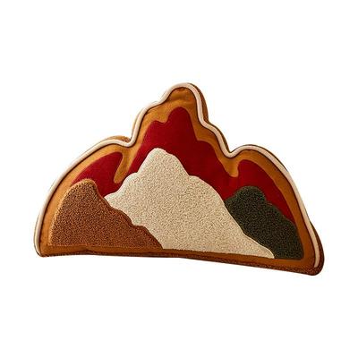 蜡笔派云峦绣花抱枕客厅沙发靠垫