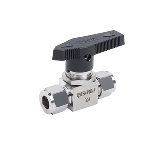 304/316不锈钢卡套球阀Q91SA仿美直通面板式变径仪表开关气源球阀