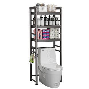 智能马桶上方落地置物架储物柜卫生间架子浴室厕所后面空隙收纳架
