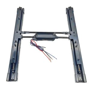 座椅滑轨航椅专用滑轨行程350mm中心距350mm带电机软轴电机固定架