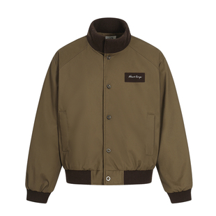 GCINIM401工装风立领夹克男女宽松美式复古外套设计感休闲羽绒服