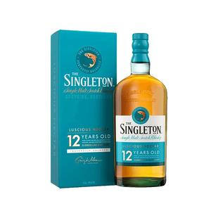 苏格登12年Singleton洋酒原瓶进口单一麦芽正品威士忌达夫镇700ml