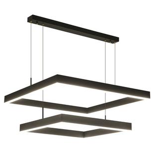 雷士照明现代简约客厅吊灯奶油风方框灯中山灯具套餐客厅主灯餐厅