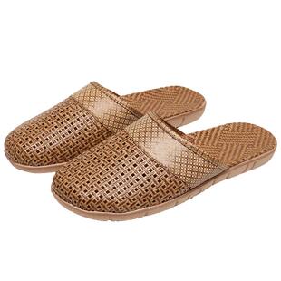 家用拖鞋夏天女可爱韩版家居防滑静音软底棉麻情侣凉拖鞋男士室内