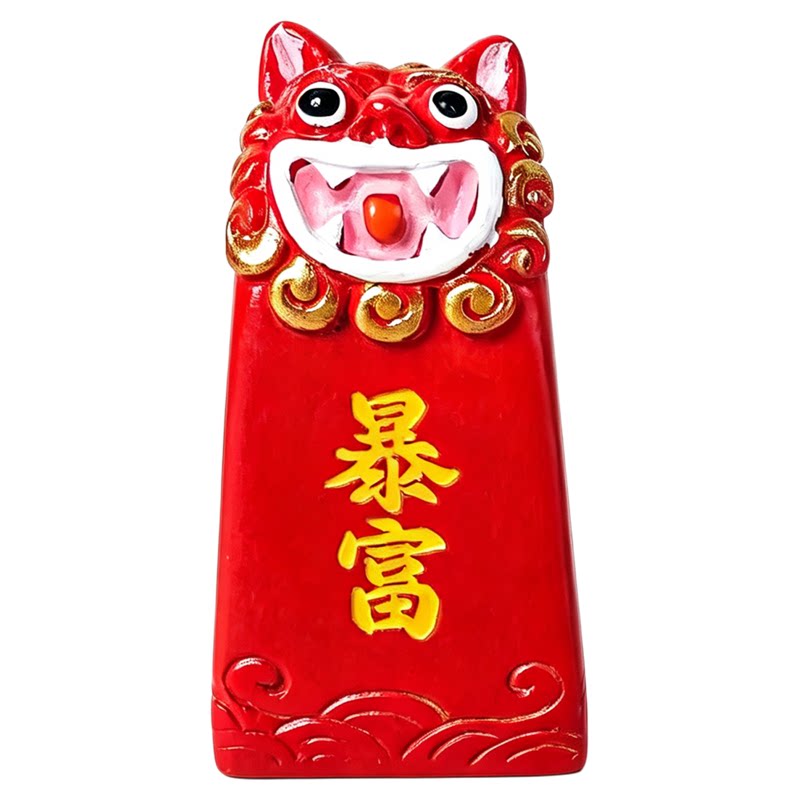 石敢当小狮子摆件招财平安镇宅办公工位茶桌泉州厦门文创伴手礼物