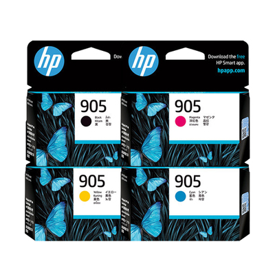 HP惠普打印官方原装905XL黑色墨盒彩色墨水盒OfficeJet Pro 6950 6960 6970打印机 909XL大容量