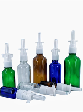医用玻璃瓶直喷瓶喷鼻器鼻喷瓶