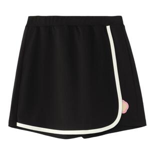 李宁正品夏款女童中大童棉质运动裙裤儿童网球裙半身裙YSKR084-2