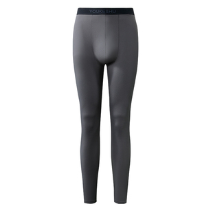 有棵树肌底秋裤男无痕保暖裤牛奶丝打底裤男款长裤透气线裤棉毛裤