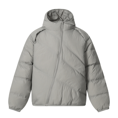 立领防寒排骨羽绒棉服男女情侣款