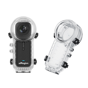 aMagisn阿迈适用影石Insta360 X4全隐形潜水壳50m防水保护壳X4全景相机配件