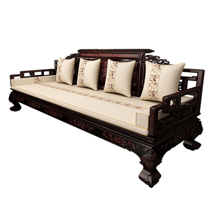 红木沙发坐垫高端四季通用家具实木加厚椅子老式客厅全套中式定制