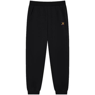 特步儿童春秋季小童裤中大童运动裤男童裤子女童时尚休闲针织长裤